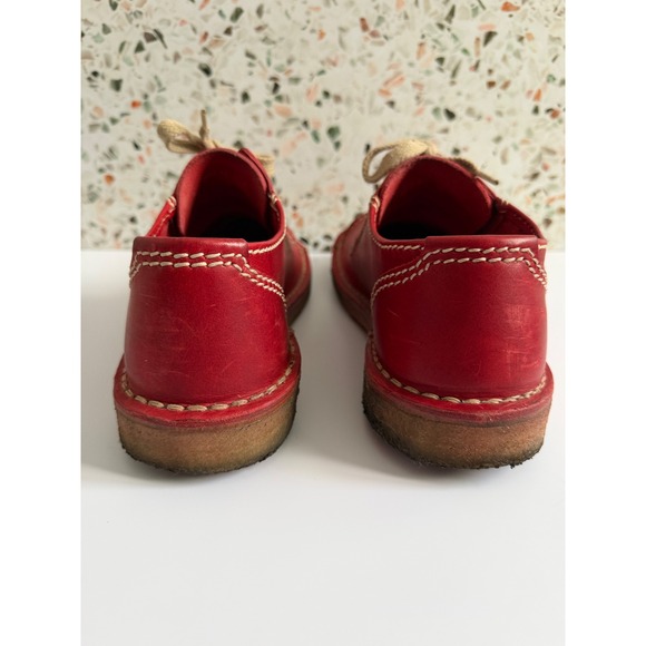 Duckfeet Jylland Red Leather Lace Up Derby Shoes EU 42 US Women\'s 10.5-11